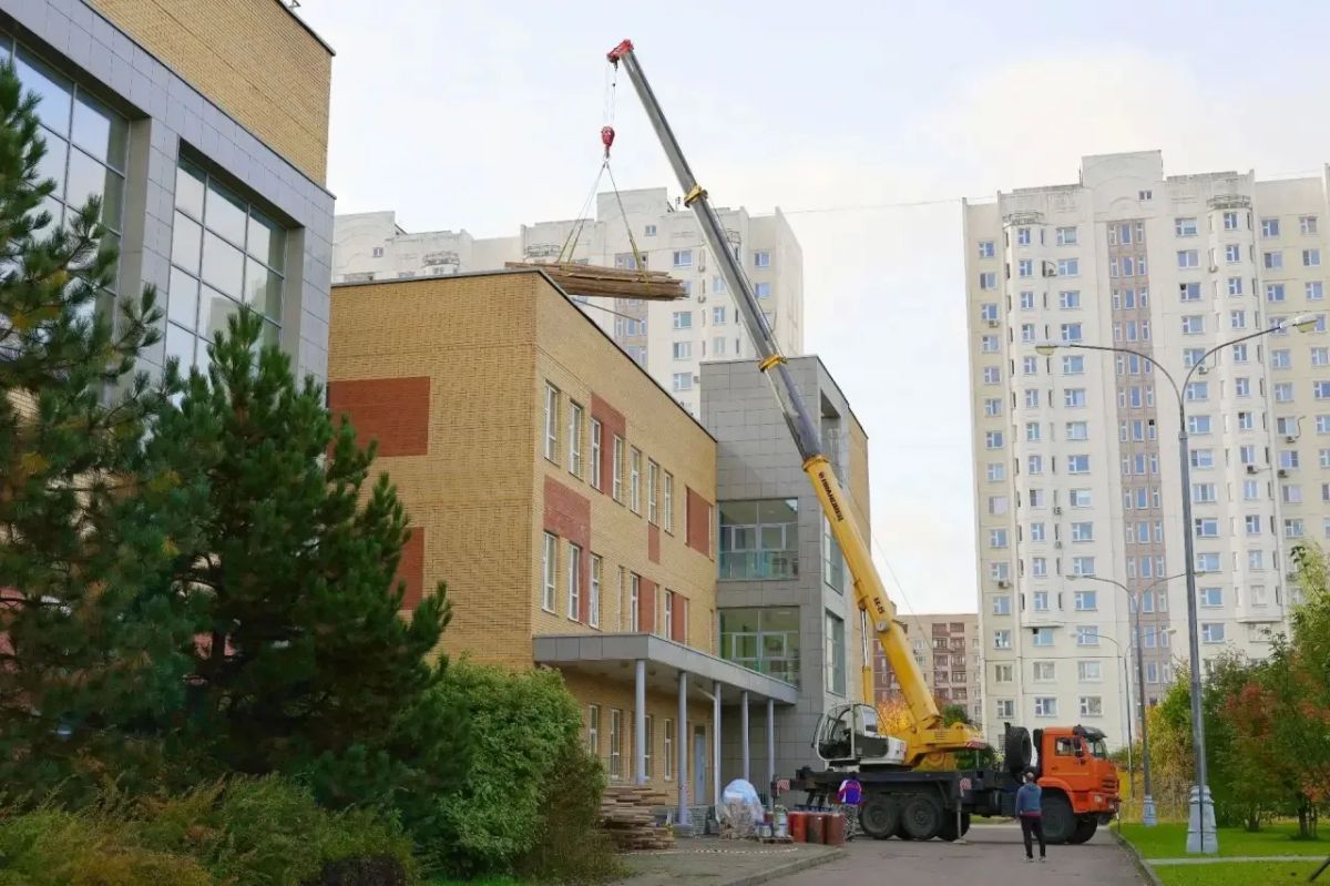 Юлия Купецкая: В лицее №34 по улице Борисовка, д.6 ведётся ремонт кровли