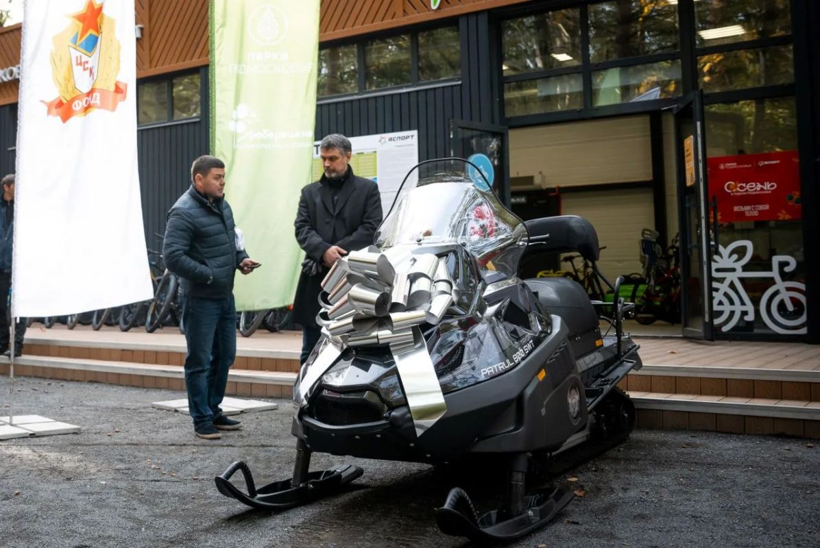 Владимир Волков: Новый снегоход пополнил автопарк лесопарка «Чемпион» в Дзержинском Владимир Волков: Новый снегоход пополнил автопарк лесопарка «Чемпион» в Дзержинском