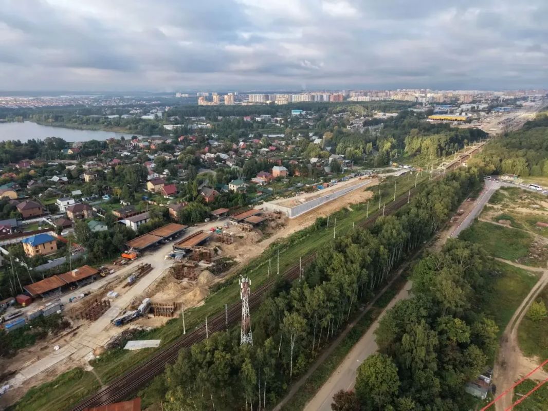На 50% готов путепровод в районе ст. Черное в Балашихе На 50% готов путепровод в районе ст. Черное в Балашихе
