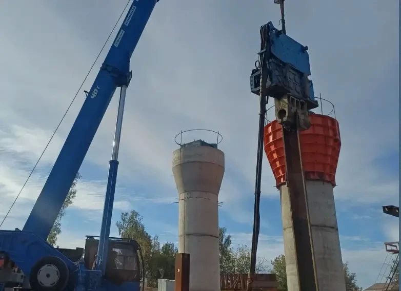На 50% готов путепровод в районе ст. Черное в Балашихе На 50% готов путепровод в районе ст. Черное в Балашихе