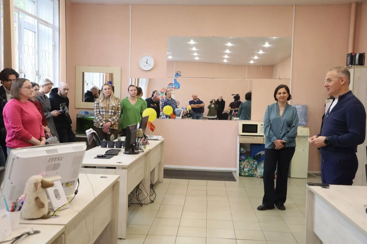 Депутат Государственной Думы Александр Борисович Коган провёл встречу с коллективом МАУ «Серпуховское информационное агентство» и его руководителем Марией Панкратьевой