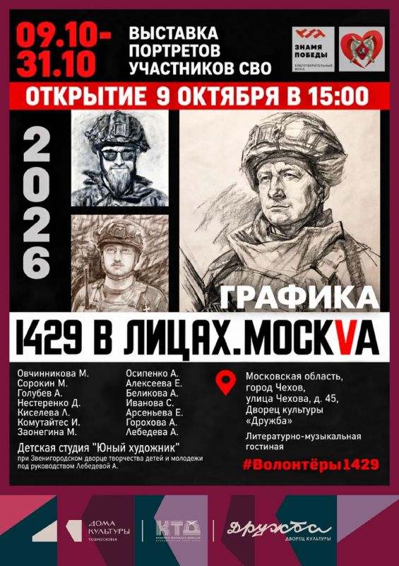 Художественная выставка «1429 в лицах. МоскVa»
