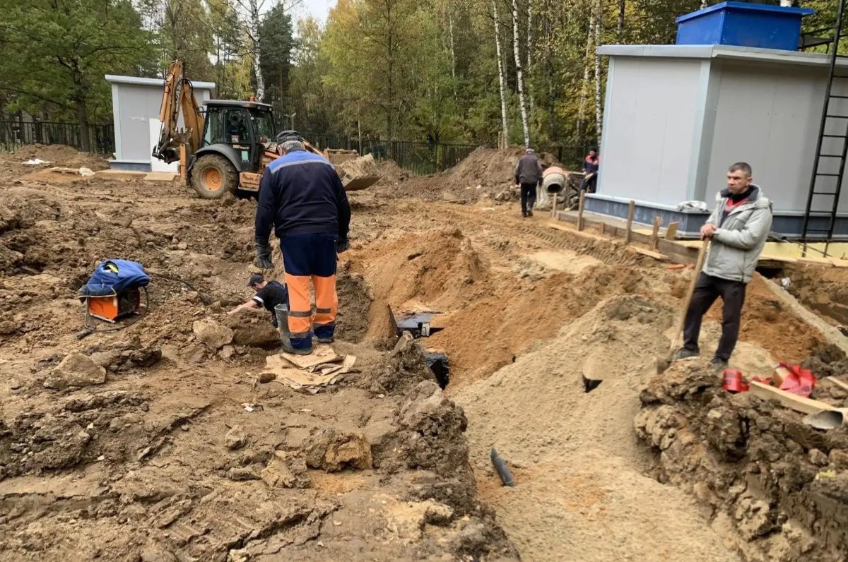 В Мытищах продолжается реконструкция ВЗУ «Здравница» В Мытищах продолжается реконструкция ВЗУ «Здравница»