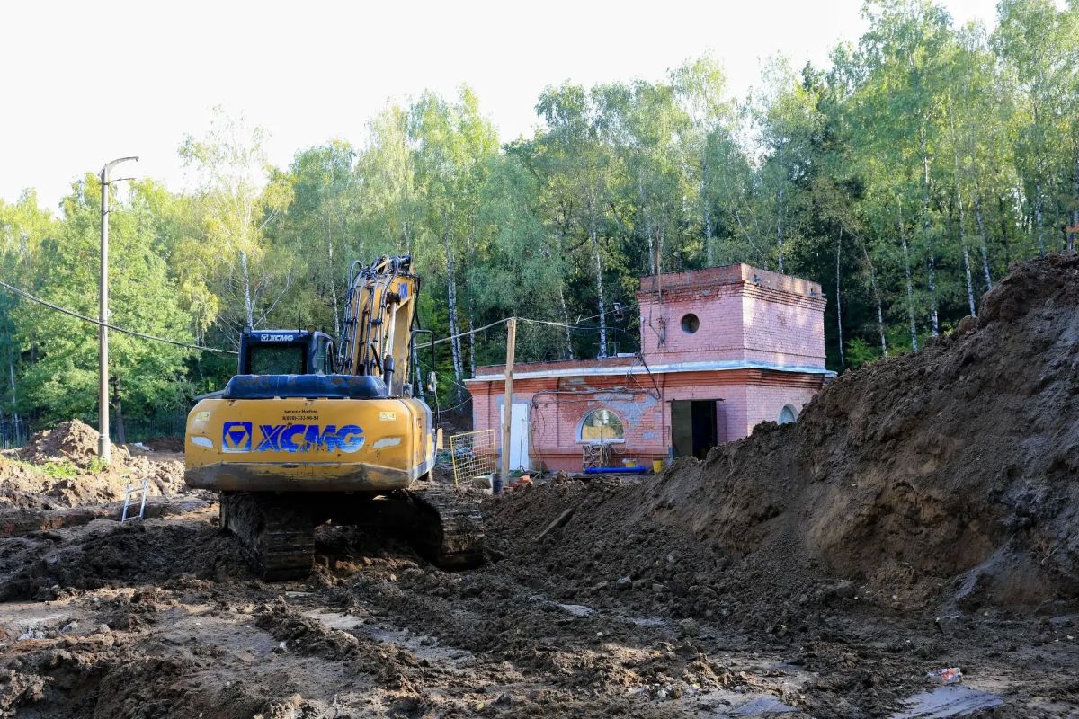 В Мытищах продолжается реконструкция ВЗУ «Здравница»