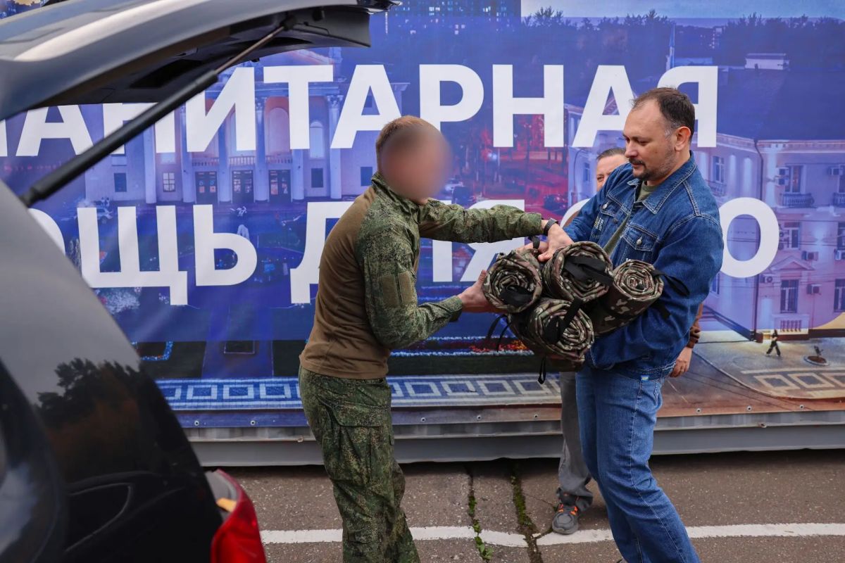 Станислав Каторов: Мы продолжаем поддерживать наших бойцов, и сегодня вместе с депутатом Московской областной Думы Сергеем Арбузовым и Ассоциацией ветеранов СВО передали гуманитарную помощь для 14-й армии, а также два... Станислав Каторов: Мы продолжаем поддерживать наших бойцов, и сегодня вместе с депутатом Московской областной Думы Сергеем Арбузовым и Ассоциацией ветеранов СВО передали гуманитарную помощь для 14-й армии, а также два...