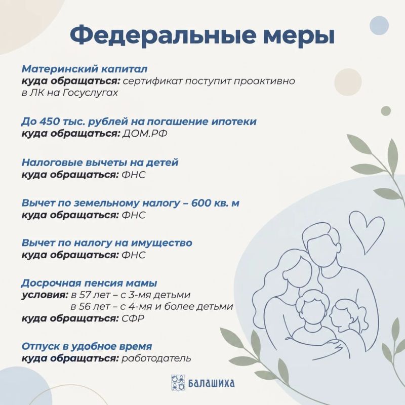 С Днём многодетной семьи в Московской области! С Днём многодетной семьи в Московской области!