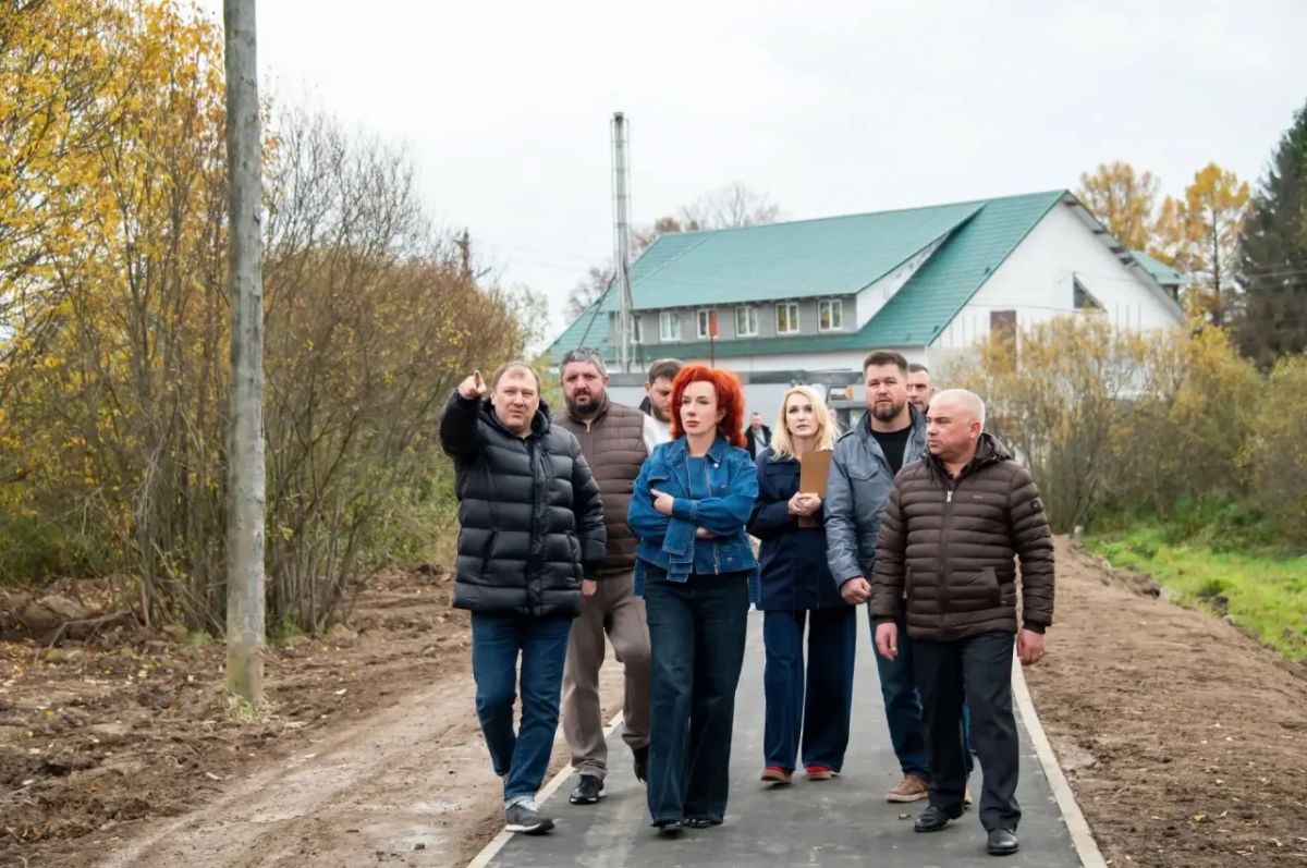 Татьяна Витушева: Во время рабочего выезда в Лесодолгоруково и Кашино осмотрела новые линии уличного освещения и тротуар к железнодорожной станции Татьяна Витушева: Во время рабочего выезда в Лесодолгоруково и Кашино осмотрела новые линии уличного освещения и тротуар к железнодорожной станции