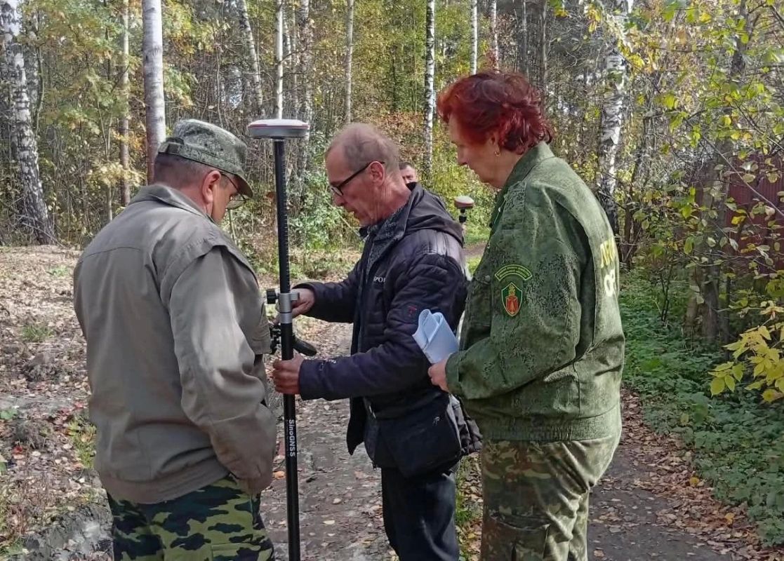 В Орехово-Зуевском лесничестве осмотрели участок для строительства газопровода