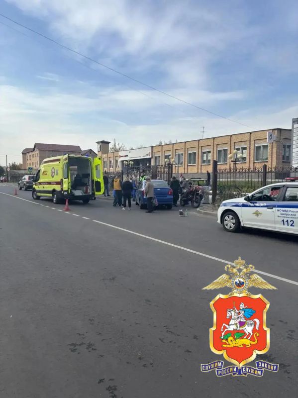 Подмосковные полицейские разбираются в обстоятельствах ДТП в Шатуре, в котором пострадали несовершеннолетние