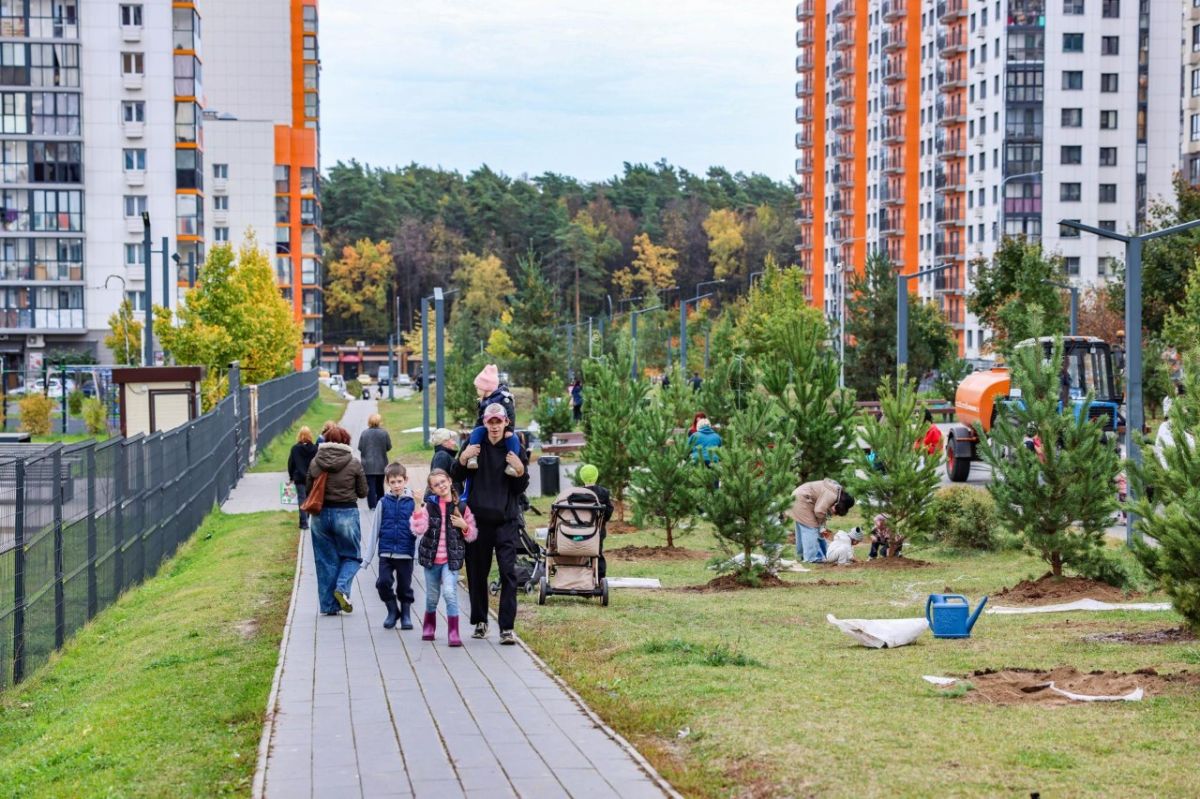 В посёлке городского типа Боброво Ленинского округа на улице Лесной 9 октября состоялась высадка деревьев в рамках всероссийской акции «Сохраним лес» В посёлке городского типа Боброво Ленинского округа на улице Лесной 9 октября состоялась высадка деревьев в рамках всероссийской акции «Сохраним лес»