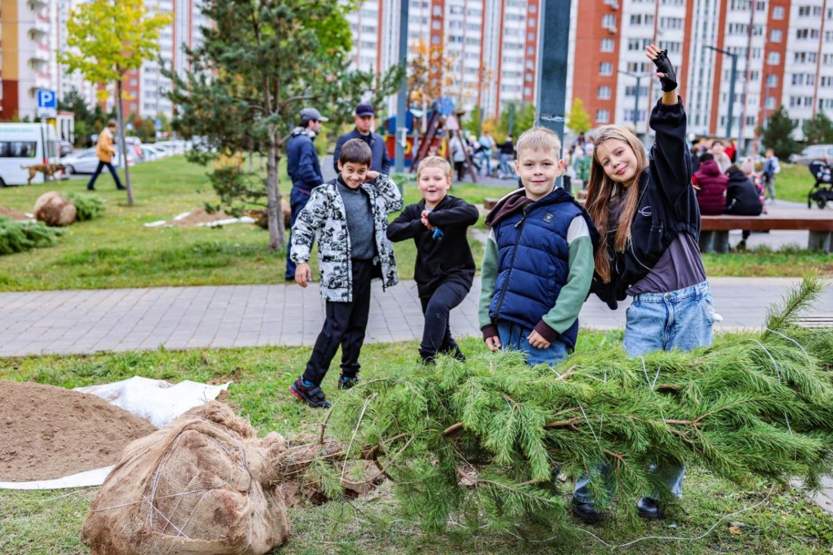 В посёлке городского типа Боброво Ленинского округа на улице Лесной 9 октября состоялась высадка деревьев в рамках всероссийской акции «Сохраним лес» В посёлке городского типа Боброво Ленинского округа на улице Лесной 9 октября состоялась высадка деревьев в рамках всероссийской акции «Сохраним лес»