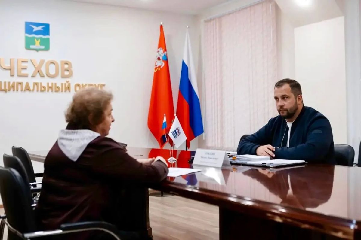 Михаил Собакин: Провел личный прием жителей муниципального округа Чехов Михаил Собакин: Провел личный прием жителей муниципального округа Чехов