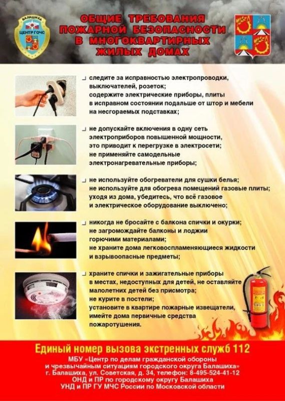 Уважаемые жители!. Напоминаем о правилах пожарной безопасности в жилых помещениях: - не используйте неисправные электроприборы;