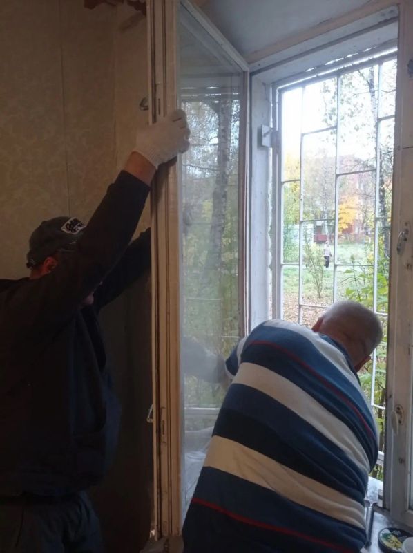 Ликвидация последствий и оказание помощи жителям в микрорайоне Климовск