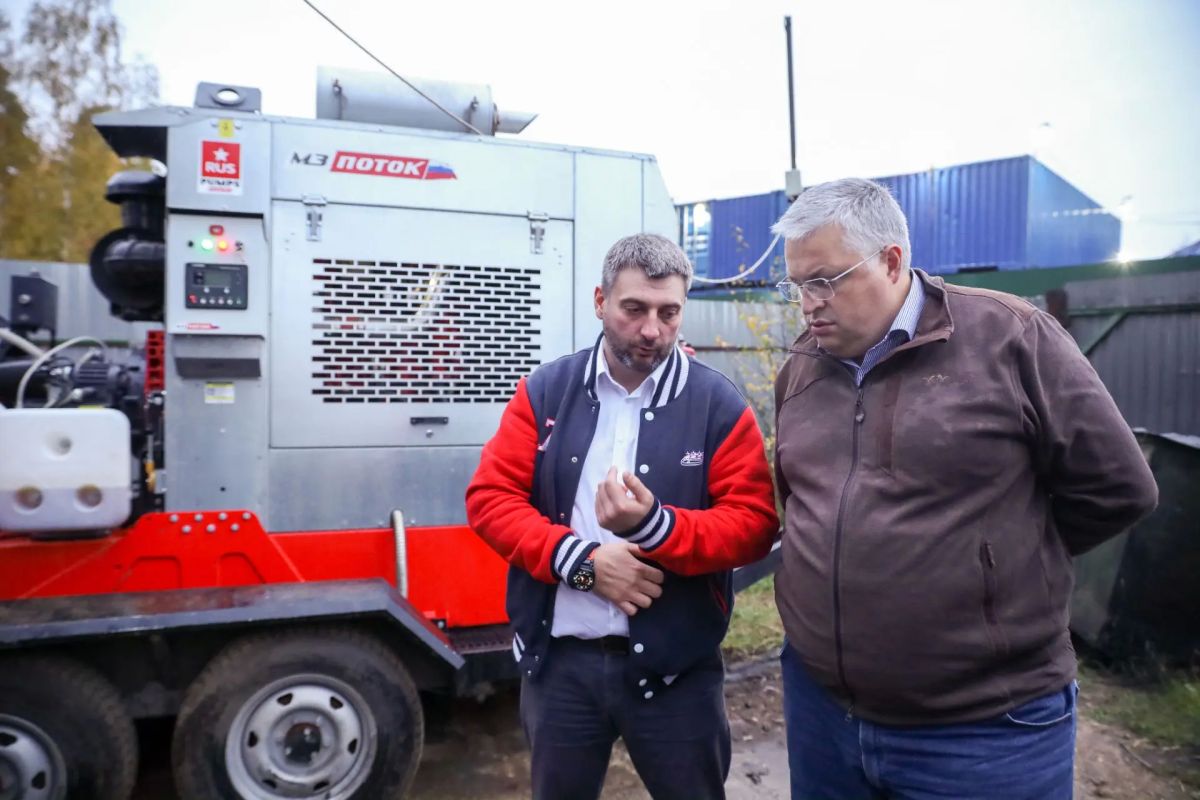 Кирилл Григорьев проверил ход масштабной реконструкции системы водоотведения в Солнечногорске Кирилл Григорьев проверил ход масштабной реконструкции системы водоотведения в Солнечногорске