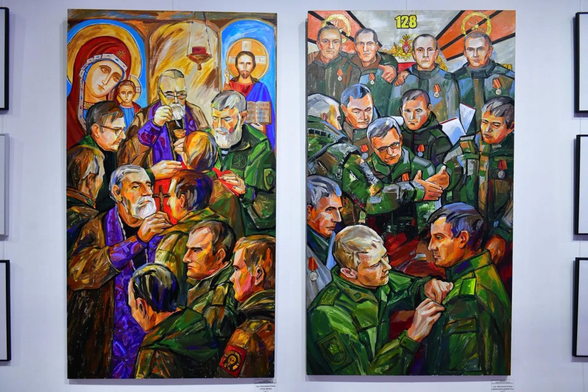Глава Химок Инна Федотова посетила выставку «Лица героев» Глава Химок Инна Федотова посетила выставку «Лица героев»