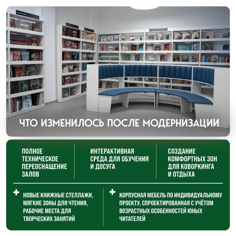 Обновленную детскую библиотеку открыли во Фрязине после ремонта Обновленную детскую библиотеку открыли во Фрязине после ремонта