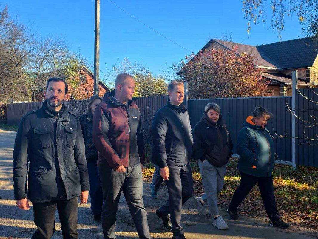 Заместитель главы городского округа Подольск Михаил Саруханов провёл обход в посёлке Сельхозтехника