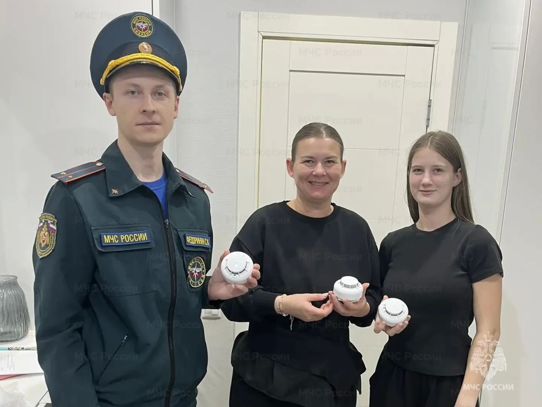 В Рузском округе многодетным семьям бесплатно устанавливают пожарные извещатели