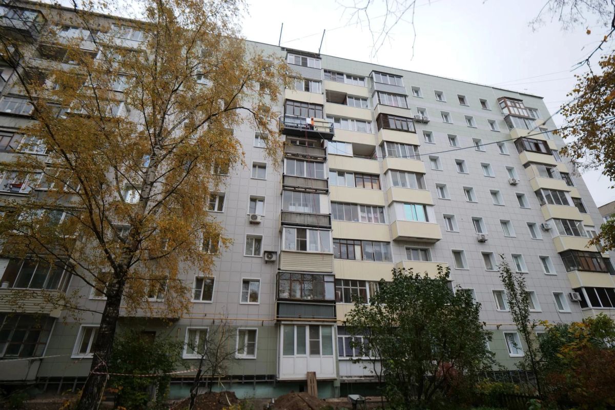 Завершается ремонт фасада МКД в Томилине городского округа Люберцы Завершается ремонт фасада МКД в Томилине городского округа Люберцы
