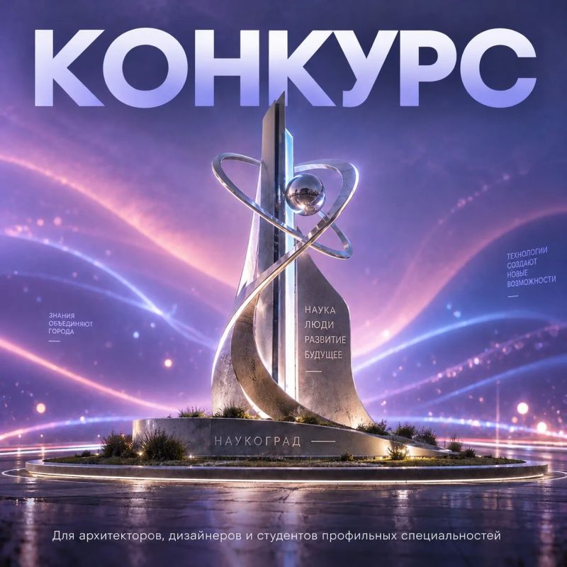 Твой вклад в облик наукограда: в Долгопрудном стартовал конкурс на лучший проект въездной стелы
