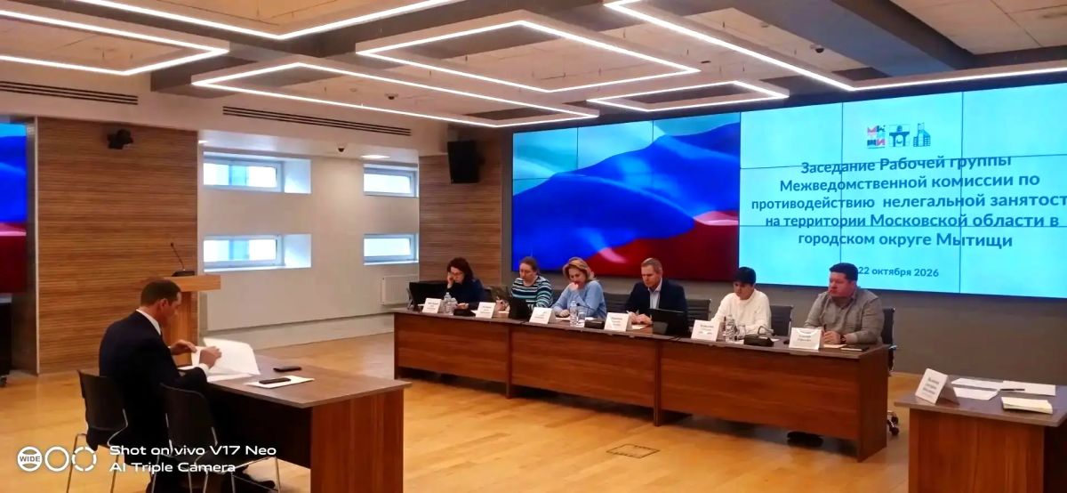 Состоялось заседание рабочей группы межведомственной комиссии по противодействию нелегальной занятости в городском округе Мытищи