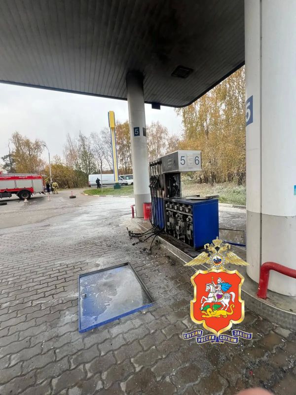 Подмосковными полицейскими установлен несовершеннолетний, подозреваемый в поджоге колонки автозаправочной станции в г.о. Балашиха