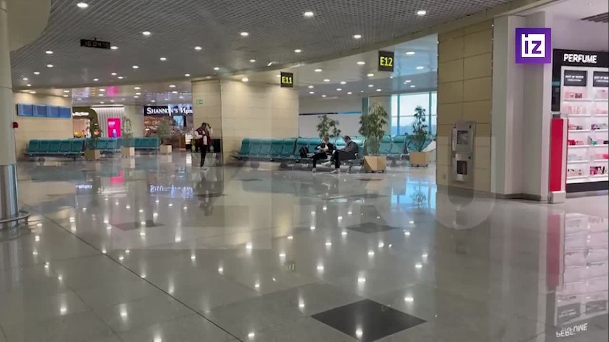 • Обстановка в московском аэропорту Домодедово