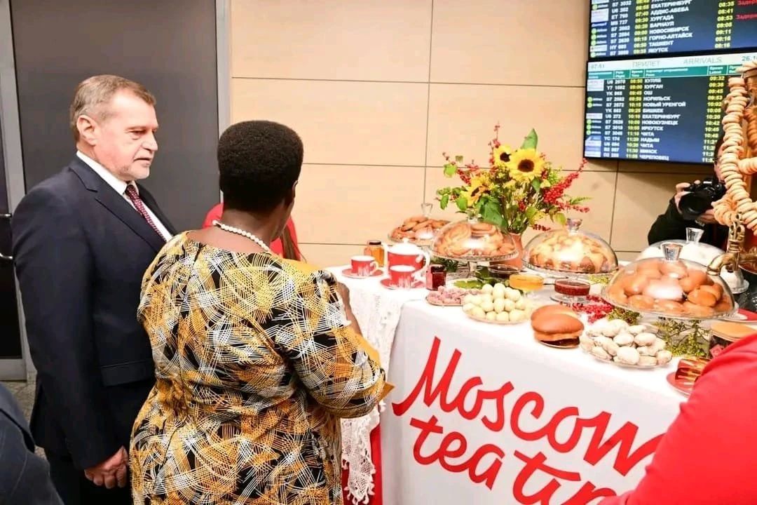 Вице-президент Уганды Джессика Алупо прибыла в Москву для участия в саммите Россия — Африка, который пройдет 28-29 октября Вице-президент Уганды Джессика Алупо прибыла в Москву для участия в саммите Россия — Африка, который пройдет 28-29 октября