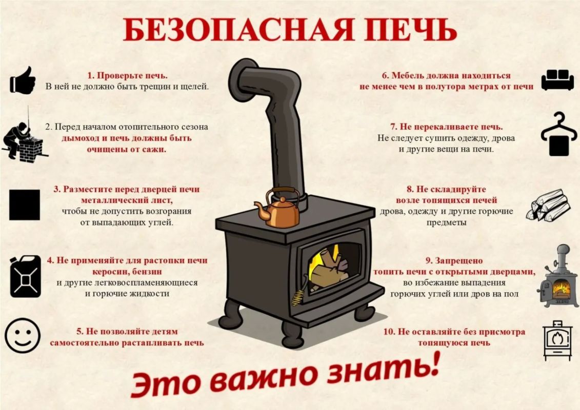 Приближение зимы: важные правила пожарной безопасности для жителей Долгопрудного