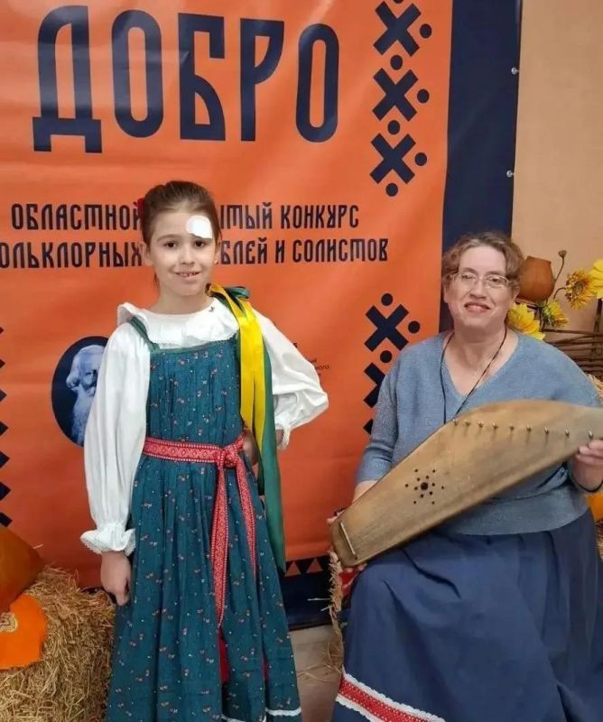 Ученица Жуковской детской школы искусств № 1 Варвара Щеглова стала лауреатом II степени регионального фольклорного конкурса