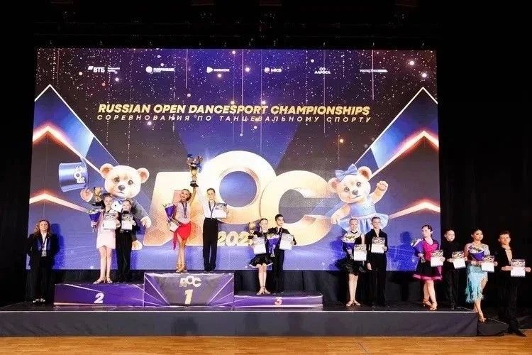 Russian Open DanceSport Championships: серебро у воспитанников «Радуги танца»