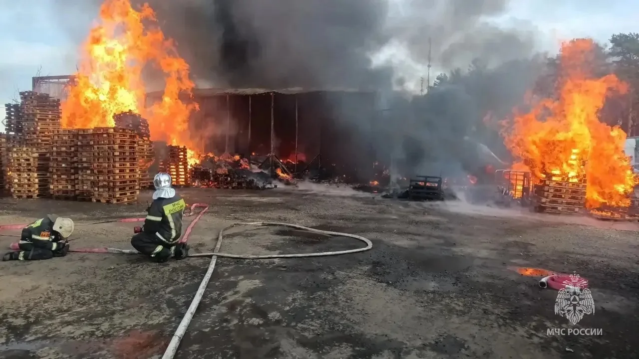Огнеборцы Подмосковья докализовали пожар в Одинцово
