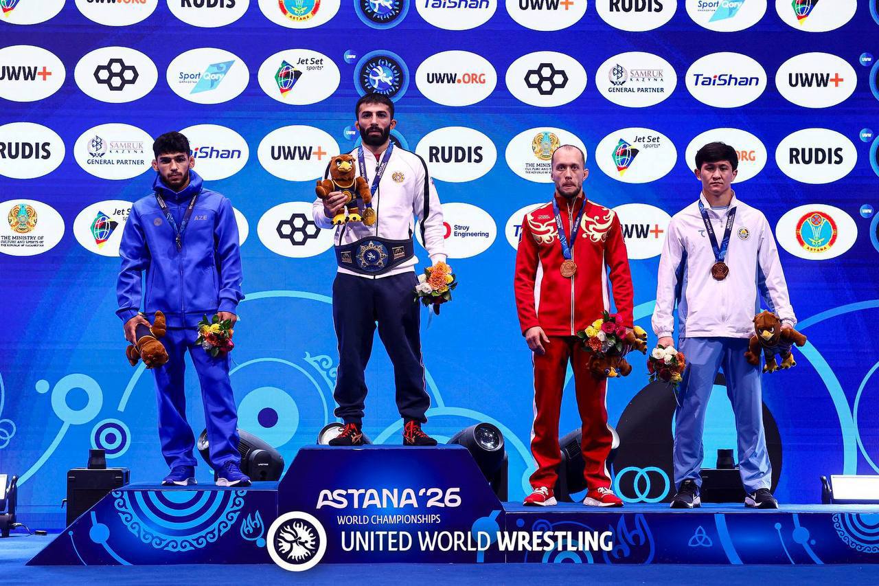Подольский борец Сергей Емелин завоевал бронзу чемпионата мира по греко-римской борьбе